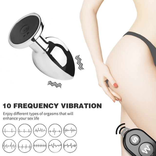 Anal Plug Wireless Remote Control Vibrators For Women Masturbators Female Vagina Stimulator Dildos Butt Plug Sex Toys For Adults